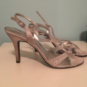Silver heels